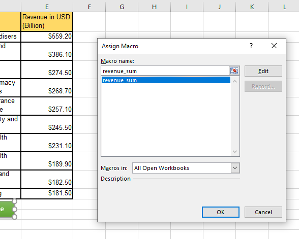 How to create Macros in Excel without Scripting