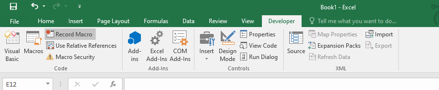 How to create Macros in Excel without Scripting