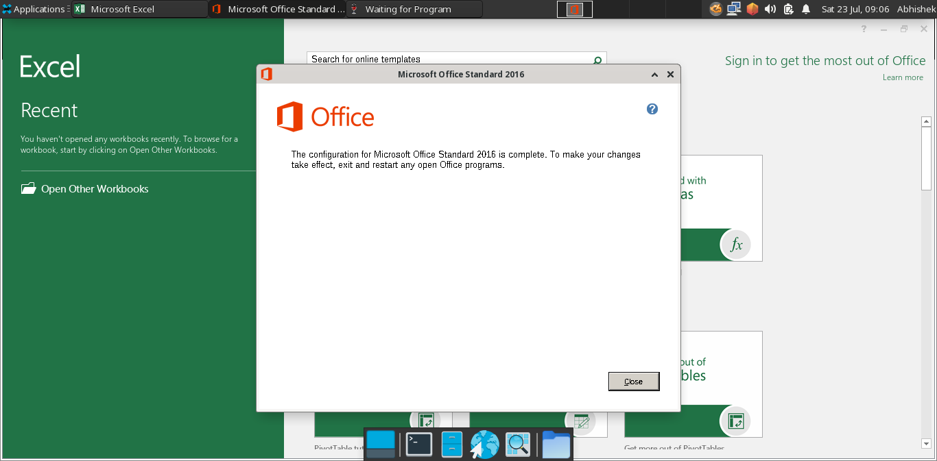 How to install Microsoft Office* on Linux using Wine