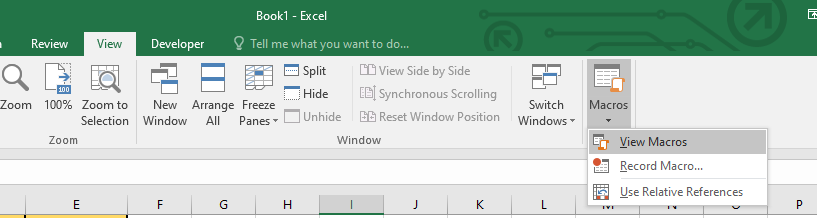 How to create Macros in Excel without Scripting